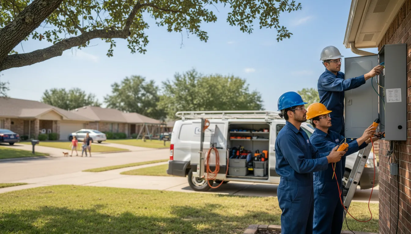Certified electrician providing emergency electrical services in Vandergrift, PA